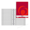 Caiet A4 cu spirala, 80 file HERLITZ X.Book, ALEGE LINIATURA: Matematica - 2Papet