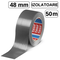 Banda adeziva izolatoare 50 mm x 50 m argintie, TESA Pro Duct Tape - Papet