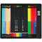 Creioane colorate DACO Neon si Pastel, cutie metalica, 36 culori/set - 2Papet