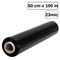 Folie stretch neagra, 50 cm x 100 m - Papet