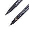 Marker permanent cu 2 capete CD/DVD, Negru, DELI Mate - 2Papet