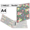 Caiet mecanic A4, 2 inele, HERLITZ Ladylike Butterfly - Papet