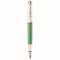 Stilou cu penita aur 14K, accesorii placate cu argint, PELIKAN Souveran M605 M, Alb-Verde - 3Papet