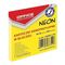 Notes autoadeziv 76 x 76 mm, 100 file, culori neon, OFFICE PRODUCTS, ALEGE CULOAREA: Galben Neon - 2Papet