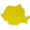 Sablon harta ROMANIEI, diverse culori - 4Papet