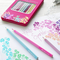 Creioane colorate FABER-CASTELL Sparkle, cutie metalica, 12 culori/set - 3Papet