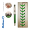 Stilou cu penita aur 14K, accesorii placate cu argint, PELIKAN Souveran M605 F, Alb-Verde - Papet