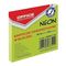 Notes autoadeziv 76 x 76 mm, 100 file, culori neon, OFFICE PRODUCTS, ALEGE CULOAREA: Verde Neon - 2Papet