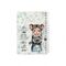 Caiet de schite A6 cu spirala, 80 g/mp, 80 file, DRASCA, Model: Aika - 3Papet
