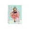 Caiet de schite A6 cu spirala, 80 g/mp, 80 file, DRASCA, Model: Isidora - Papet