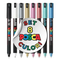 Marker UNI PC-1MR cu varf metalic  0.7 mm, POSCA , set 8 culori - 2Papet