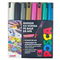 Marker UNI PC-1MR cu varf metalic  0.7 mm, POSCA , set 8 culori - Papet