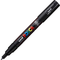 Marker UNI PC-1M POSCA 0.7 mm, Negru - Papet
