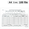 Nota de receptie si constatare diferente, A4, 100 file/set - Papet