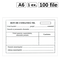 Bon comanda, A6, 100 file/set - Papet