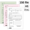 Fisa de aptitudine Medicina Muncii, A5, 3 exemplare, 150 file/set - Papet
