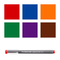 Pigment Liner 0.5 mm STAEDTLER, 6 culori/set - 3Papet