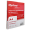 File protectie cristal, 75 microni, 100 buc/set, A4, OPTIMA Premium - 2Papet