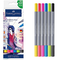 Marker Solubil Basic, cu 2 Capete, FABER-CASTELL Goldfaber Aqua, 6 buc/set - Papet