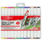 Marker grafic DACO Duo Capi, 12 culori/set - Papet