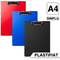 Clipboard simplu plastifiat A4, OPTIMA, ALEGE CULOAREA: Albastru - Papet