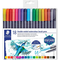 Carioci cu 2 capete STAEDTLER Watercolour, 18 culori/set - Papet