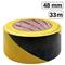 Banda adeziva de semnalizare, 48 mm x 33 m, OPTIMA Safety Warning - Papet