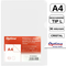 File protectie cristal cu deschiderea in "L", 90 microni, 50 buc/set, A4, OPTIMA - Papet