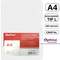 File protectie cristal cu deschiderea in "L", 180 microni, 50 buc/set, A4, OPTIMA - Papet