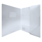 Mapa plastic A4, cu elastic si eticheta, OPTIMA, ALEGE CULOAREA: Alb transparent - 3Papet
