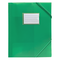Mapa plastic A4, cu elastic si eticheta, OPTIMA, ALEGE CULOAREA: Verde - 2Papet