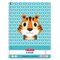 Caiet cu spirala A4, 80 file, HERLITZ Animals, Model: Dictando - Tiger - 2Papet