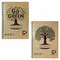 Caiet A4 cu spirala dubla, 96 file, coperta carton, PAPERLAND Natural Edition, ALEGE LINIATURA: Dictando - Papet