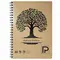 Caiet A4 cu spirala dubla, 96 file, coperta carton, PAPERLAND Natural Edition, ALEGE LINIATURA: Dictando - 3Papet