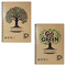 Caiet A5 cu spirala dubla, 96 file, coperta carton, PAPERLAND Natural Edition, ALEGE LINIATURA: Matematica - Papet