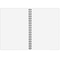 Caiet A4 cu spirala, coperta plastic, 80 file, PAPERLAND, ALEGE LINIATURA: Velin (coala alba) - 2Papet