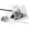 Creion cu mina carbune natural negru, KOH-I-NOOR Gioconda, Model: Hard - 3Papet