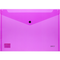 Mapa plastic A4, cu capsa si clapeta in V, DACO, ALEGE CULOAREA: Magenta neon - 2Papet