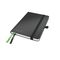 Caiet A6, coperta fina si elastic, 80 file, 100 gm/mp, LEITZ Complete Negru, ALEGE LINIATURA: Matematica - Papet