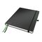 Caiet A5 dictando, coperta fina si elastic, 80 file, 100 gm/mp, LEITZ iPAD Negru - Papet