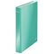 Caiet mecanic A4 cu 2 inele, 25 mm, LEITZ WOW Metalizat, ALEGE CULOAREA: Turcoaz - 3Papet