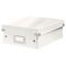 Cutie organizer mica, 282 x 221 x 100 mm, compartimentata cu eticheta, LEITZ Click&Store, ALEGE CULOAREA: Alb - 2Papet