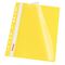 Dosar plastic cu sina si multiperforatii, 10 buc/set, ESSELTE, ALEGE CULOAREA: Galben - 2Papet