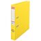Biblioraft plastifiat interior-exterior, 5 cm ESSELTE Vivida Power, ALEGE CULOAREA: Galben - 2Papet
