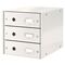 Suport documente birou 3 sertare, LEITZ Click&Store, ALEGE CULOAREA: Alb - 2Papet