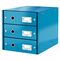 Suport documente birou 3 sertare, LEITZ Click&Store, ALEGE CULOAREA: Albastru - 2Papet