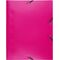 Mapa plastic A4, cu elastic EXACOMPTA, ALEGE CULOAREA: Roz - 2Papet