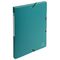 Mapa plastic A4, cu elastic si burduf 25 mm, EXACOMPTA, ALEGE CULOAREA: Verde - 2Papet