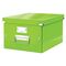Cutie depozitare medie 370 x 281 x 200 mm, cu manere si capac, LEITZ Click&Store, ALEGE CULOAREA: Verde - 2Papet