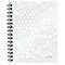 Caiet A5 matematica cu spirala, coperta plastic PP, 80 file, 80g/mp, LEITZ WOW, ALEGE CULOAREA: Alb - 2Papet